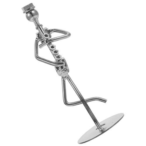 Toyvian 1 Stück Ornamente Tulpen Künstliche Blumen Mülleimer Gewichtheber Figur Innenbereich Küche Zubehör Heber Puppe Hand Praktisches Ornament Schickes Ornament von Toyvian