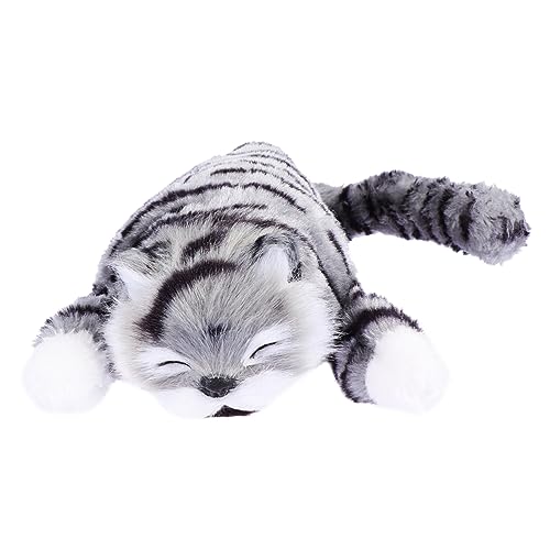 Toyvian 1 Stück Plüschpuppe Plüschkatzenpuppe Plüschverzierung Grey Toyvian 1 Stück Plüschpuppe Plüschkatzenpuppe Plüschverzierung Grey von Toyvian
