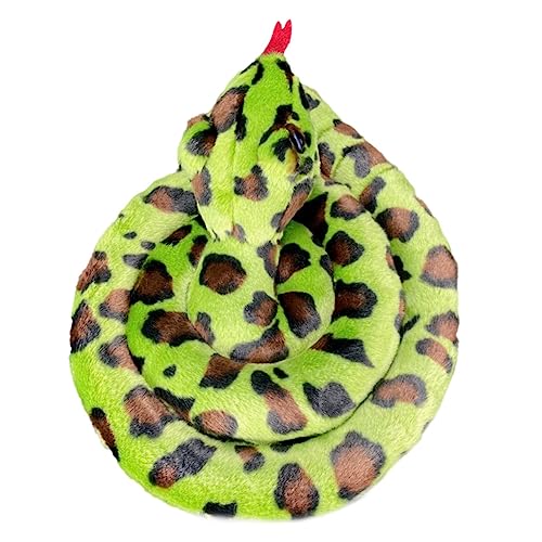 Toyvian 1 Stück Plüschschlange Plüschtier Schlangenpuppe Schlangenspielzeug Plüschpuppe Gefüllte Schlange Stofftierpuppe Plüschspielzeug Faser Baumwolle von Toyvian