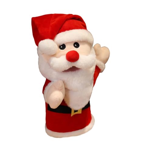 Toyvian 1 Stück Santa Handpuppe weihnachtsmann handpuppe ab 1 Jahr Junge lernspielzeug animiert Kleinkindspielzeug Fingerpuppe für weihnachtliche Fingerpuppe PP Baumwolle von Toyvian