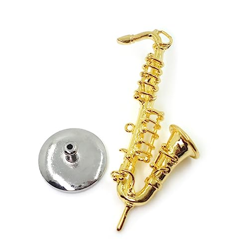 Toyvian 1 Stück Saxophon kinderspielzeug für wohnraumdeko spielsachen Musikalisches Instrumentendekor Saxophon Mini-Instrument Golden Toyvian 1 Stück Saxophon kinderspielzeug für wohnraumdeko spielsachen Musikalisches Instrumentendekor Saxophon Mini-Instrument Golden von Toyvian