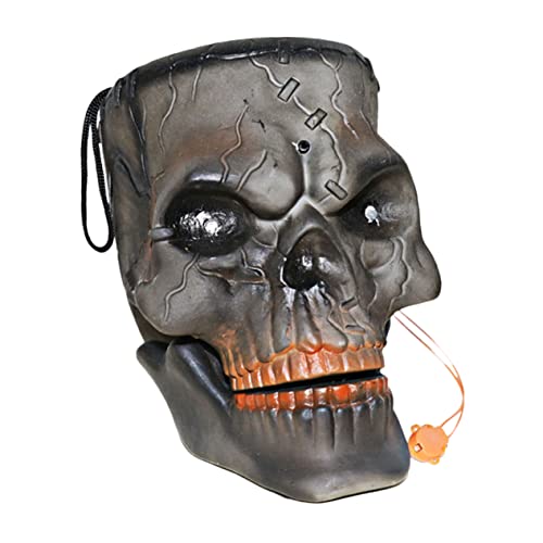 Toyvian 1 Stück Schädel - Beängstigend Halloween Skelett Sensenmann Ornament Lebensechte Partyversorgung Gruselige Totenkopfdekoration Exquisiter Plastik Black Toyvian 1 Stück Schädel - Beängstigend Halloween Skelett Sensenmann Ornament Lebensechte Partyversorgung Gruselige Totenkopfdekoration Exquisiter Plastik Black von Toyvian
