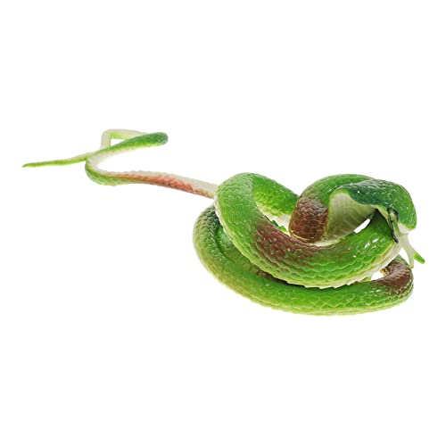 Toyvian 1 Stück Simulation Kobra Halloween-trickspielzeug Streich Schlange Halloween- Für Realistisch Halloween Kniffliges Green Toyvian 1 Stück Simulation Kobra Halloween-trickspielzeug Streich Schlange Halloween- Für Realistisch Halloween Kniffliges Green von Toyvian