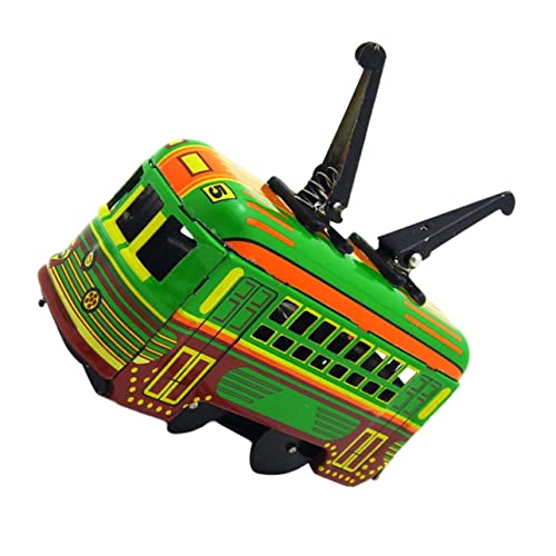 Toyvian 1 Stück Straßenbahn aus Blech für kinderspielzeug Mechanisches Retro- Uhrwerk Aufziehspielzeug aus Eisen Eisenblech Green Toyvian 1 Stück Straßenbahn aus Blech für kinderspielzeug Mechanisches Retro- Uhrwerk Aufziehspielzeug aus Eisen Eisenblech Green von Toyvian