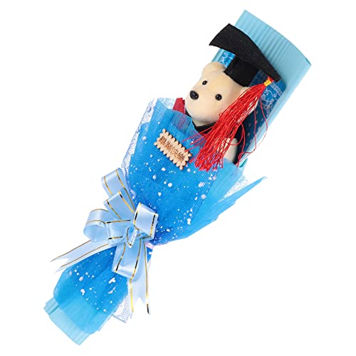 Toyvian 1 Stück Strauß Abschlussbären Tragen Party Plüsch Abschlussbouquet Stoff Blue Toyvian 1 Stück Strauß Abschlussbären Tragen Party Plüsch Abschlussbouquet Stoff Blue von Toyvian