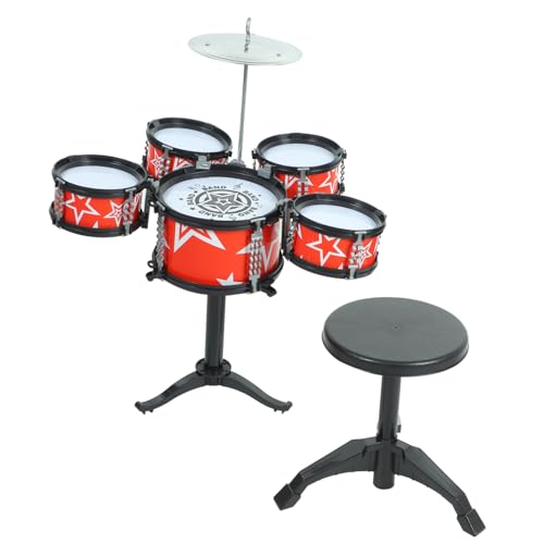 Toyvian 1-Teiliges Set Jazz-Trommel Schlagzeug für -Instrumente kindertrommel Schlagzeug Trommel Musikspielzeug Mini -Trommel Musikalische Bildung rot Toyvian 1-Teiliges Set Jazz-Trommel Schlagzeug für -Instrumente kindertrommel Schlagzeug Trommel Musikspielzeug Mini -Trommel Musikalische Bildung rot von Toyvian