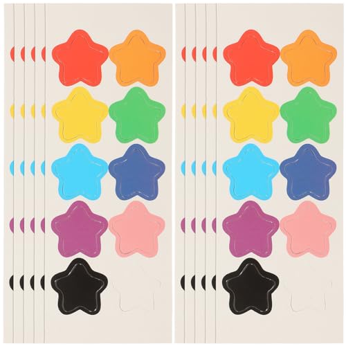 Toyvian 10 Blätter Bunte Aufkleber Nagelaufkleber Kühlschrank Whiteboard Sternaufkleber Cartoon Aufkleber Whiteboard Für Kühlschrankzubehör DIY Aufkleber Kleber Toyvian 10 Blätter Bunte Aufkleber Nagelaufkleber Kühlschrank Whiteboard Sternaufkleber Cartoon Aufkleber Whiteboard Für Kühlschrankzubehör DIY Aufkleber Kleber von Toyvian
