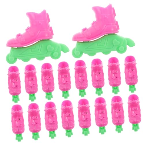 Toyvian Unique Generation Puppen-Rollschuhe – 10 Paar Miniatur-Rollschuhe Mit Bezauberndem Design Puppen-dekorationszubehör von Toyvian