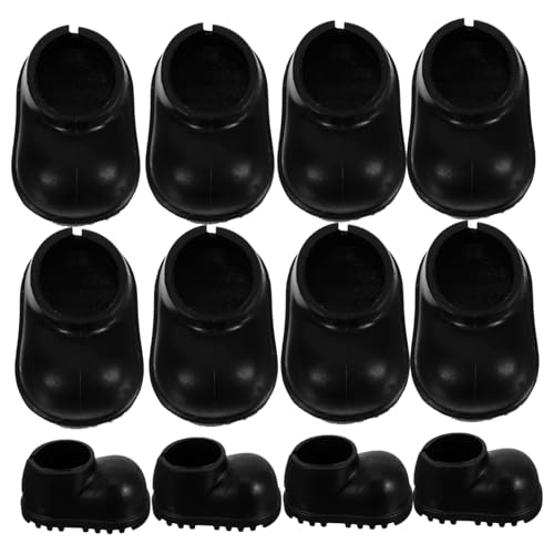 Toyvian 10 Paare Mini Puppen Regenstiefel Kunststoff Modellschuhe für Puppen Accessoires für Puppenhaus Dekoration von Toyvian