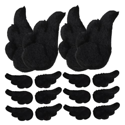 Toyvian 10 Paare Puppe Flügel Dekorative Flügel für Basteln Ornamente Flügel Bastelmaterial Flügel Engelsflügel zum Basteln Engelsflügel Masse Plüsch Black Toyvian 10 Paare Puppe Flügel Dekorative Flügel für Basteln Ornamente Flügel Bastelmaterial Flügel Engelsflügel zum Basteln Engelsflügel Masse Plüsch Black von Toyvian