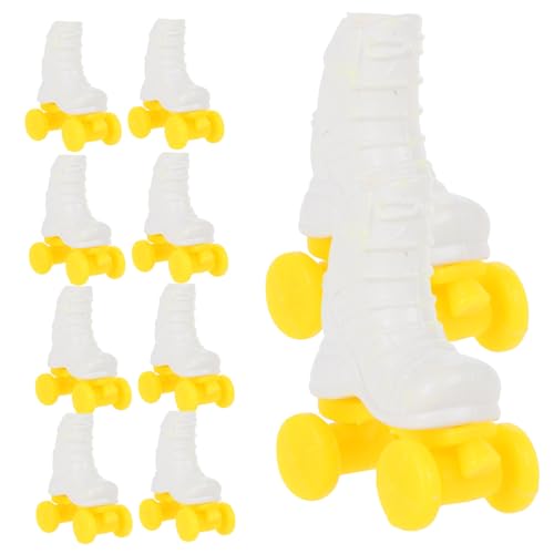 Toyvian 10 Paare Rollschuhspielzeug dekoratives Rollschuhmodell Puppenspielzeug Puppen-Skating-Werkzeug Puppen Accessoires süße Rollschuhe Schuhe für Puppen Plastik Weiß Toyvian 10 Paare Rollschuhspielzeug dekoratives Rollschuhmodell Puppenspielzeug Puppen-Skating-Werkzeug Puppen Accessoires süße Rollschuhe Schuhe für Puppen Plastik Weiß von Toyvian