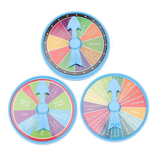 Toyvian 10 Sets Rotierendes Rad Tischplatte Preisrad Spielzeug Rad Spiel Party Spiel Rad Für Jungen Und Mädchen Erwachsene Karneval Spiele Spielzeug von Toyvian