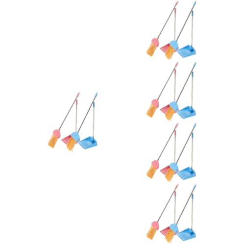 Toyvian 10 Sets Miniatur Kehrschaufel Und Besen Dekorationen Modelle Hausornament Mini Simulationsbesen Mini Kehrschaufel Und Besen Mini Figuren Requisiten Besenspielzeug Mini von Toyvian