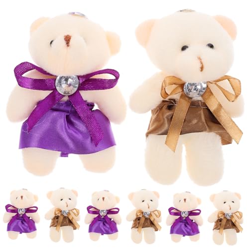 Toyvian 10 Stück Bärenpuppe Hängend Plüsch Ausgestopft Tiere Mini Gefüllt Tasche Figur Trägt Masse Weiche Kleine Puppe Knuddelig Schlüsselanhänger Puppenornament Tuch Toyvian 10 Stück Bärenpuppe Hängend Plüsch Ausgestopft Tiere Mini Gefüllt Tasche Figur Trägt Masse Weiche Kleine Puppe Knuddelig Schlüsselanhänger Puppenornament Tuch von Toyvian