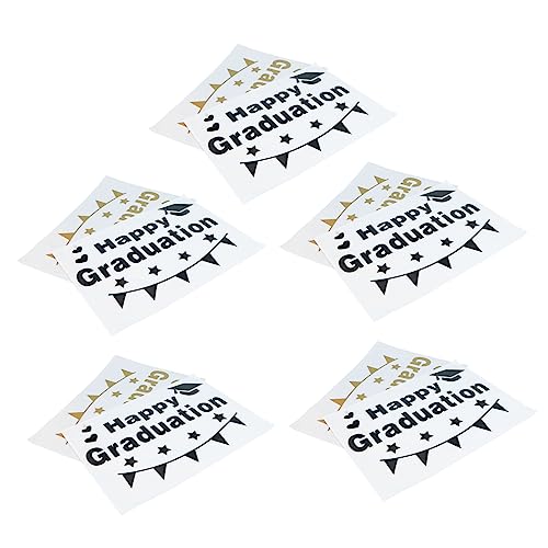 Toyvian 10 Stück Ballonaufkleber Graduierungs-Ballon-Aufkleber Dekorative Abziehbilder Ballonpaster Party-Aufkleber Ballon-Aufkleber- Ballon Paster Party-Ballon-Aufkleber PVC von Toyvian