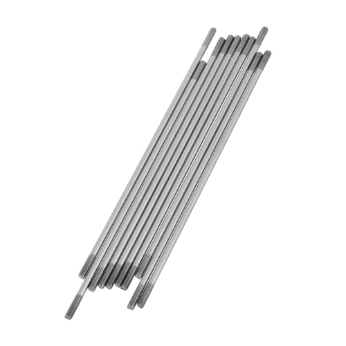 Toyvian 10 Stück Bootsmodell -Pull -Rute Verbindungsstange aus Metall drehstange selber Machen Miniatur-Drucksteuerstange Schubstangenanschluss Gestänge für RC-Flugzeuge Silver Toyvian 10 Stück Bootsmodell -Pull -Rute Verbindungsstange aus Metall drehstange selber Machen Miniatur-Drucksteuerstange Schubstangenanschluss Gestänge für RC-Flugzeuge Silver von Toyvian