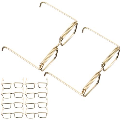 Toyvian 10 Stück Brillengestelle Für Mini Puppen Puppen Puppen Ankleidespielzeug Puppenkleidung Mädchen Accessoires Klare Brillen Accessoires Für Mädchen Puppenbrillen Toyvian 10 Stück Brillengestelle Für Mini Puppen Puppen Puppen Ankleidespielzeug Puppenkleidung Mädchen Accessoires Klare Brillen Accessoires Für Mädchen Puppenbrillen von Toyvian