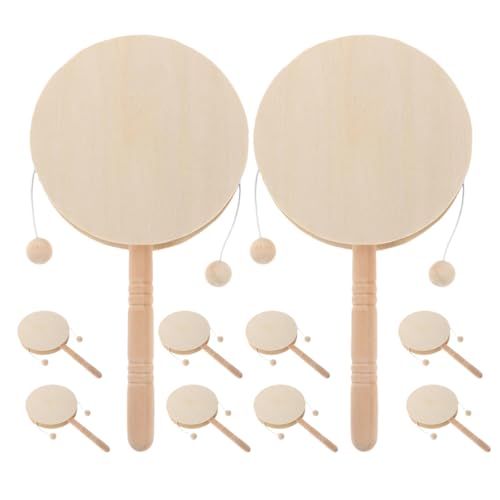 Toyvian 10 Stück DIY Rasselspielzeug aus Unbehandeltem Holz für Kreative Bastelprojekte für Vorschulkinder und Musikalische Bildung Toyvian 10 Stück DIY Rasselspielzeug aus Unbehandeltem Holz für Kreative Bastelprojekte für Vorschulkinder und Musikalische Bildung von Toyvian
