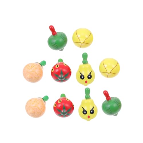 Toyvian 10 Stück Druckentlastungsspielzeug für Gang kinderspielzeug игрушки для девочек Kid Toys lustiger Kreisel rotierender Kreisel hölzern Toyvian 10 Stück Druckentlastungsspielzeug für Gang kinderspielzeug игрушки для девочек Kid Toys lustiger Kreisel rotierender Kreisel hölzern von Toyvian