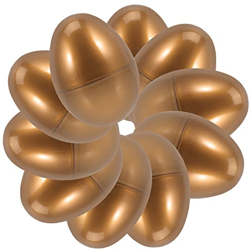 Toyvian 10stücke Goldene Ostereier Ornamente Befüllbare Deko Für Ostern Für Partys Und Hochwertige Kunststoff-eier Toyvian 10stücke Goldene Ostereier Ornamente Befüllbare Deko Für Ostern Für Partys Und Hochwertige Kunststoff-eier von Toyvian