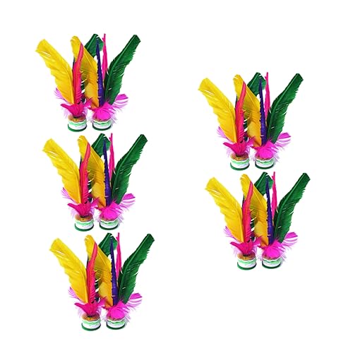 Toyvian 10 Stück Federball Federball Birdie-Badminton Badminton Shuttlecock Federhähne tischleuchte für außen outdoorspiel Feder Plume gemachtes Gänsefedern Toyvian 10 Stück Federball Federball Birdie-Badminton Badminton Shuttlecock Federhähne tischleuchte für außen outdoorspiel Feder Plume gemachtes Gänsefedern von Toyvian