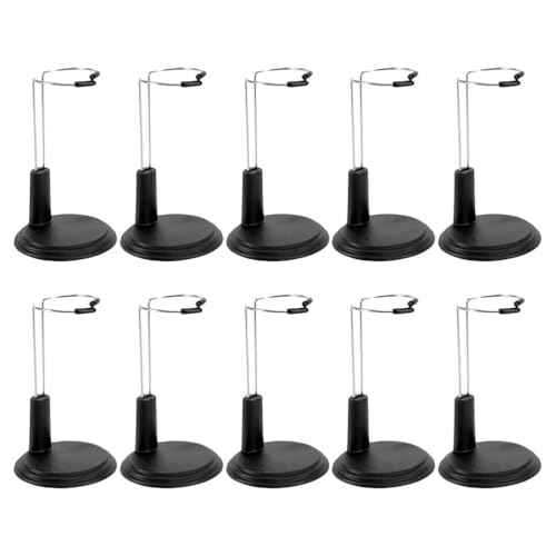 Toyvian 10 Stück Figurenständer: Verstellbarer Actionfiguren-Displayhalter – Puppenständer, Puppenmodell-Stütze, Displaybasis für Tischdekoration Toyvian 10 Stück Figurenständer: Verstellbarer Actionfiguren-Displayhalter – Puppenständer, Puppenmodell-Stütze, Displaybasis für Tischdekoration von Toyvian