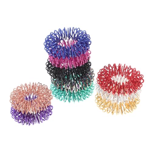 Toyvian 10 Stück Fingermassagegerät Finger Stress Finger Massage Fingerdruck Handmassage Massenspielzeug kleine Zappelspielzeuge Metall Toyvian 10 Stück Fingermassagegerät Finger Stress Finger Massage Fingerdruck Handmassage Massenspielzeug kleine Zappelspielzeuge Metall von Toyvian