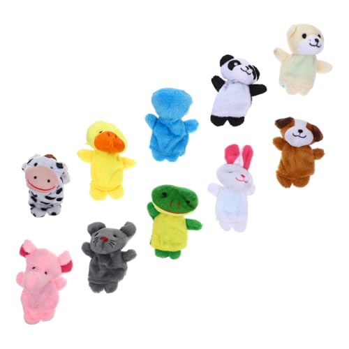 Toyvian 10 Stück Fingerpuppen für Teiliges Plüschspielzeug Tierform Fingerpuppenspielzeug für Geschichtenerzählen Rollenspiele und Kreative Kindergeburtstagsfeiern Toyvian 10 Stück Fingerpuppen für Teiliges Plüschspielzeug Tierform Fingerpuppenspielzeug für Geschichtenerzählen Rollenspiele und Kreative Kindergeburtstagsfeiern von Toyvian