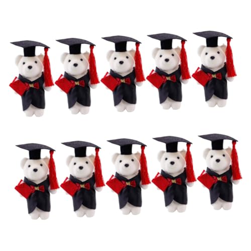 Toyvian 10 Stück Graduierte Doktorbär Puppe Herzlichen Glückwunsch, Absolvent, Tierpuppe Grad Blumenarrangements Weiche Kleine Bärenpuppe Abschluss Abschlussbären Schaum Toyvian 10 Stück Graduierte Doktorbär Puppe Herzlichen Glückwunsch, Absolvent, Tierpuppe Grad Blumenarrangements Weiche Kleine Bärenpuppe Abschluss Abschlussbären Schaum von Toyvian