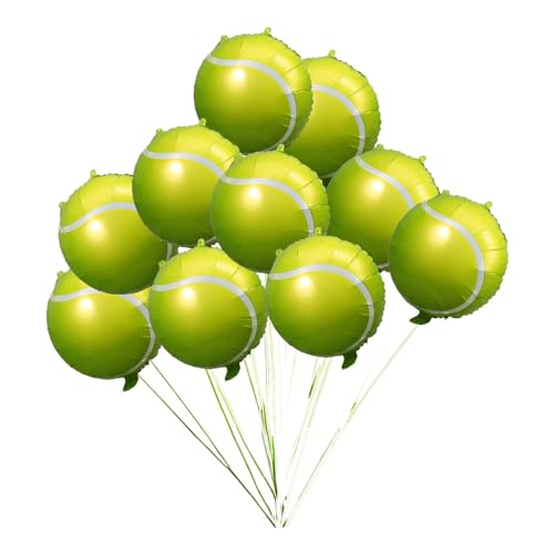Toyvian 10 Stück Grüner Tennis-Party-Ballon Tennisball Große Luftballons Tennis-Party-Dekoration Für Sport-Motto-Geburtstag Frauen Männer Dekoration Partyzubehör 45 7 Cm Toyvian 10 Stück Grüner Tennis-Party-Ballon Tennisball Große Luftballons Tennis-Party-Dekoration Für Sport-Motto-Geburtstag Frauen Männer Dekoration Partyzubehör 45 7 Cm von Toyvian