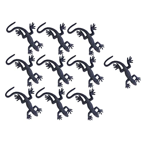 Toyvian 10 Stück Halloween-Simulation Gecko Klein Schnecke Reptilienspielzeug Schüttgut Klebrige Halloween- Gefälscht Pj Bunt Party Streichspielzeug Zum Aprilscherz Black Toyvian 10 Stück Halloween-Simulation Gecko Klein Schnecke Reptilienspielzeug Schüttgut Klebrige Halloween- Gefälscht Pj Bunt Party Streichspielzeug Zum Aprilscherz Black von Toyvian