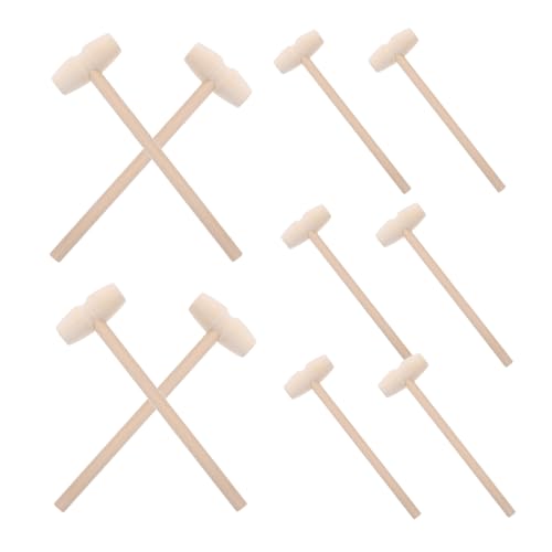 Toyvian Kompakte 10-teilige Mini-hämmer Aus Holzspielzeug Für Jungen Und Mädchen Hämmern Hämmern Spielzeug Für Partys von Toyvian
