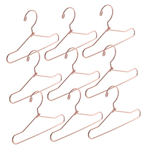 Toyvian 10 Stück Kleiderbügel für Puppen Metall Hänger für Puppenkleidung für Puppenhaus und Dekoration Stabil und Praktisch für Organisation von Puppen Garderoben Toyvian 10 Stück Kleiderbügel für Puppen Metall Hänger für Puppenkleidung für Puppenhaus und Dekoration Stabil und Praktisch für Organisation von Puppen Garderoben von Toyvian