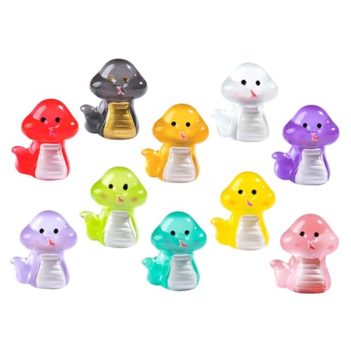 Toyvian 10 Stück Leuchtende Dekorationen zum Jahr der Schlange Streich Reptil Figur Plüschtier Auto Dekoration neujahrsdekoration Krabbenspielzeug für Babys Puppen für Puppenhaus Harz Toyvian 10 Stück Leuchtende Dekorationen zum Jahr der Schlange Streich Reptil Figur Plüschtier Auto Dekoration neujahrsdekoration Krabbenspielzeug für Babys Puppen für Puppenhaus Harz von Toyvian