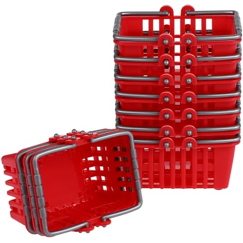 Toyvian 10 Stück Mini-Einkaufskorb Mini-Supermarktwagen Winzige Einkaufskörbe Kunststoff Kleine Supermarktkörbe Puppenhaus-Minikorb Ornament Kinder Einkaufskorb Puppenhaus ZubehöR Toyvian 10 Stück Mini-Einkaufskorb Mini-Supermarktwagen Winzige Einkaufskörbe Kunststoff Kleine Supermarktkörbe Puppenhaus-Minikorb Ornament Kinder Einkaufskorb Puppenhaus ZubehöR von Toyvian