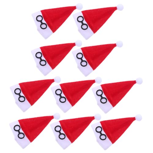 Toyvian 10 Stück Mini Santa Mützen aus Weichem Flanell Rot Weiß Vielseitig als Weihnachts Deko für Puppen Besteckhalter Weinflaschen Abdeckungen Kompakt Platzsparend für DIY Bastelprojekte Toyvian 10 Stück Mini Santa Mützen aus Weichem Flanell Rot Weiß Vielseitig als Weihnachts Deko für Puppen Besteckhalter Weinflaschen Abdeckungen Kompakt Platzsparend für DIY Bastelprojekte von Toyvian