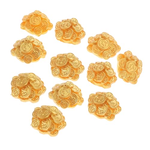 Toyvian 10 Stück Mini-goldmünzenstapel Deko Miniaturgeld Miniatur-tierfiguren Mini -lebensmittelspielzeug Miniatur-puppenhaus Für Mini- Gefälschte Harz Golden Toyvian 10 Stück Mini-goldmünzenstapel Deko Miniaturgeld Miniatur-tierfiguren Mini -lebensmittelspielzeug Miniatur-puppenhaus Für Mini- Gefälschte Harz Golden von Toyvian