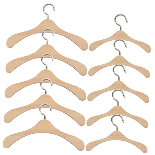 Toyvian 10stücke Miniatur Holz-kleiderbügel Für Puppen Stabil Und Langlebig Für Puppenkleidung Im Puppenhaus Und Aufbewahrungslösung Für Kleidung Von Spielzeugfiguren Toyvian 10stücke Miniatur Holz-kleiderbügel Für Puppen Stabil Und Langlebig Für Puppenkleidung Im Puppenhaus Und Aufbewahrungslösung Für Kleidung Von Spielzeugfiguren von Toyvian