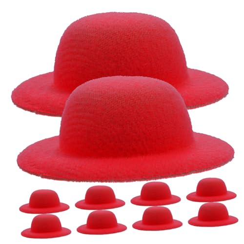 Toyvian 10 Stück Miniaturhut Imitation Strohhüte für Puppen DIY Bastelzubehör für Mini Dekorationen für Foto Requisiten Garten und Wohnaccessoires Toyvian 10 Stück Miniaturhut Imitation Strohhüte für Puppen DIY Bastelzubehör für Mini Dekorationen für Foto Requisiten Garten und Wohnaccessoires von Toyvian