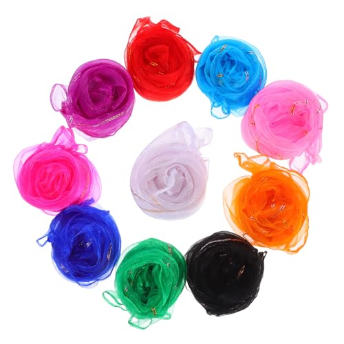 Toyvian 10 Stück Multifunktionale Tanzschals Leuchtenden Farben aus Weichem Chiffon für Kindergartenaufführungen Jonglieren und Kreative Aktivitäten Toyvian 10 Stück Multifunktionale Tanzschals Leuchtenden Farben aus Weichem Chiffon für Kindergartenaufführungen Jonglieren und Kreative Aktivitäten von Toyvian
