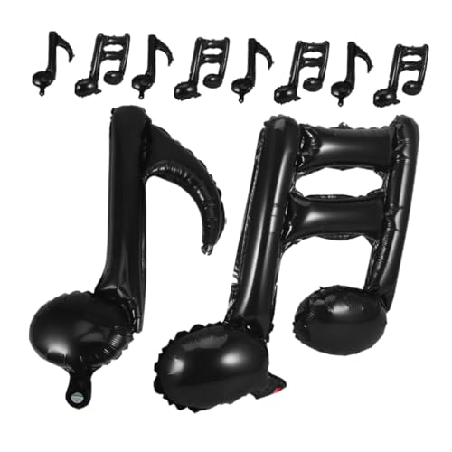 Toyvian 10 Stück Musiknotenballon Pastell klein für luftballons Luftballonpumpe alles zum geburtstag ballonbanner Alles zum Geburtstag mit Musikballons Aluminiumfolie Black Toyvian 10 Stück Musiknotenballon Pastell klein für luftballons Luftballonpumpe alles zum geburtstag ballonbanner Alles zum Geburtstag mit Musikballons Aluminiumfolie Black von Toyvian