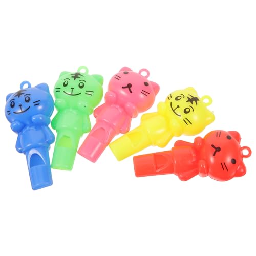 Toyvian 10 Stück Pack Katzenmuster Kunststoffpfeifen mit Umhängeband Vielseitige Sportpfeifen für Cheerleading Kinderpartys und Sportveranstaltungen Zufällige Farbe Toyvian 10 Stück Pack Katzenmuster Kunststoffpfeifen mit Umhängeband Vielseitige Sportpfeifen für Cheerleading Kinderpartys und Sportveranstaltungen Zufällige Farbe von Toyvian