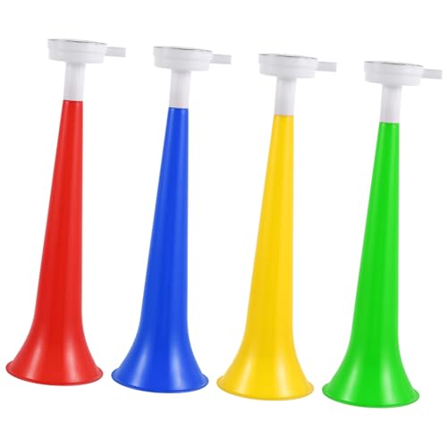Toyvian 10 Stück Plastikhornspielzeug Partygeschenk Stadionhorn-geräuschmacher Noisemaker Jubeln Requisiten An Sportspiel Jubeln Requisiten Fußball- -Requisite Kind Zufällige Farbe von Toyvian