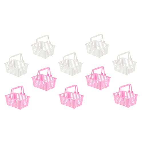 Toyvian 10 Stück Puppen-einkaufskorb Mini Gefälscht Dekorativ Plastik Toyvian 10 Stück Puppen-einkaufskorb Mini Gefälscht Dekorativ Plastik von Toyvian