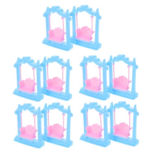 Toyvian 10 Stück Puppenhausschaukel für kinderspielzeug puppenspielzeug puppenhaus deko Puppenhaus-Gartenschaukel Puppenstubenmöbel Miniatur-Dinge Plastik Toyvian 10 Stück Puppenhausschaukel für kinderspielzeug puppenspielzeug puppenhaus deko Puppenhaus-Gartenschaukel Puppenstubenmöbel Miniatur-Dinge Plastik von Toyvian