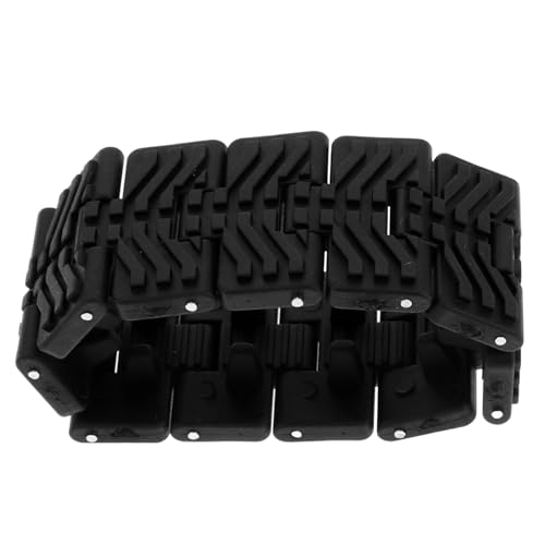 Toyvian 10 Stück RC-Kettenfahrzeuge spielzeugpanzer DIY-Modellbau-Zubehör RC-Tank-Modelle Zubehör Radschienen Militärspielzeugset Reifen Traktionsmatte Maschendrahtzaun Teile Gummi Black Toyvian 10 Stück RC-Kettenfahrzeuge spielzeugpanzer DIY-Modellbau-Zubehör RC-Tank-Modelle Zubehör Radschienen Militärspielzeugset Reifen Traktionsmatte Maschendrahtzaun Teile Gummi Black von Toyvian