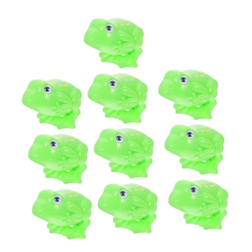 Toyvian 10 Stück Retro Aufzieh Frosch Spielzeuge aus Kunststoff Springende und Laufende Tier Spielzeuge für Geburtstagsgeschenke für Mitgebsel Tüten Toyvian 10 Stück Retro Aufzieh Frosch Spielzeuge aus Kunststoff Springende und Laufende Tier Spielzeuge für Geburtstagsgeschenke für Mitgebsel Tüten von Toyvian