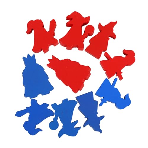 Toyvian 10 Stück Schachfiguren Schachzubehör Schachbrettspiele Dame Brettspiel Schachspiel Puzzle Klappbrett Magnetspiel Magnetschach Schachbrett Brettspiel Schach Stapelspiel Holz Toyvian 10 Stück Schachfiguren Schachzubehör Schachbrettspiele Dame Brettspiel Schachspiel Puzzle Klappbrett Magnetspiel Magnetschach Schachbrett Brettspiel Schach Stapelspiel Holz von Toyvian