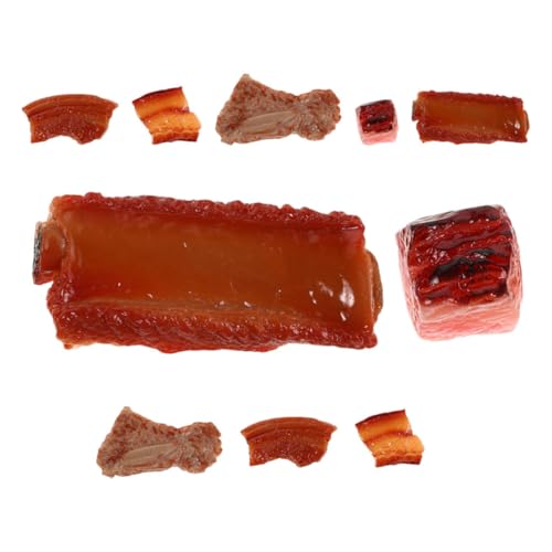 Toyvian Realistische Gefälschte Schweinerippchen-Modelle Zum Kochen Fotografie-Requisiten 10-teiliges Set Toyvian Realistische Gefälschte Schweinerippchen-Modelle Zum Kochen Fotografie-Requisiten 10-teiliges Set von Toyvian