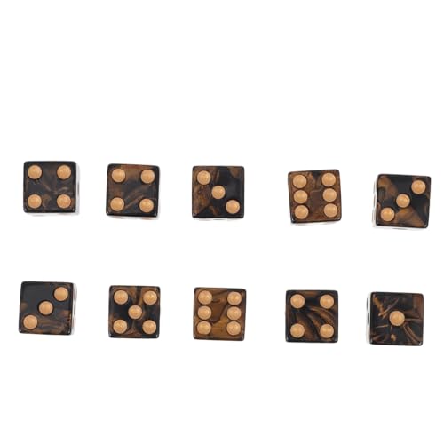 Toyvian 10 Stück Spiel Groß Sechs Einseitig Punkt Forderung Black Acryl Toyvian 10 Stück Spiel Groß Sechs Einseitig Punkt Forderung Black Acryl von Toyvian